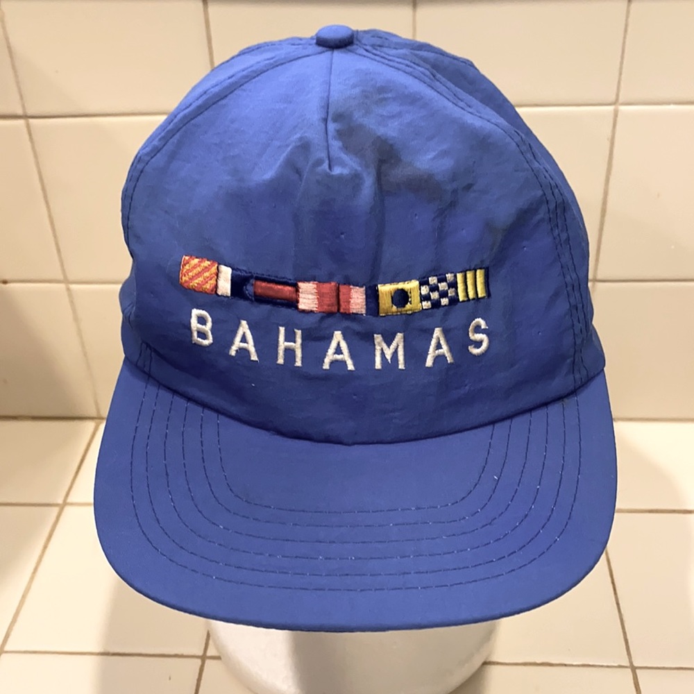 Bahamas baseball style hat in fair condition, clean inside